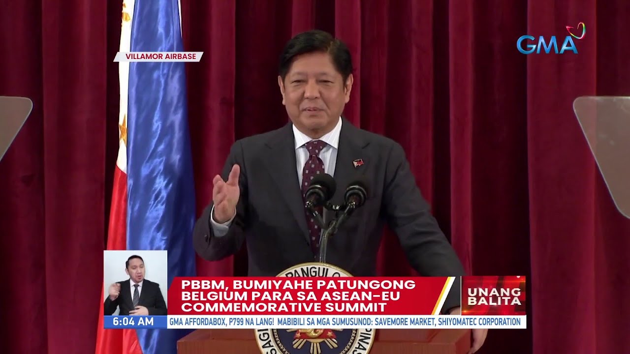 Pres. Marcos, bumiyahe patungong Belgium para sa ASEAN-EU Commemorative Summit