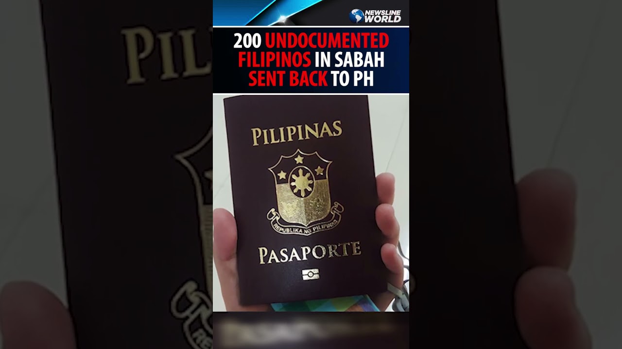 200 undocumented Filipinos in Sabah depot sent back to Philippines
