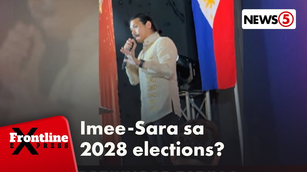 Sen. Padilla, suportado ang tambalang Sara-Imee sa 2028 national elections