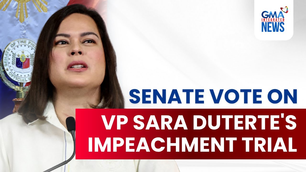 LIVE - Senate deliberation on VP Sara Duterte impeachment trial