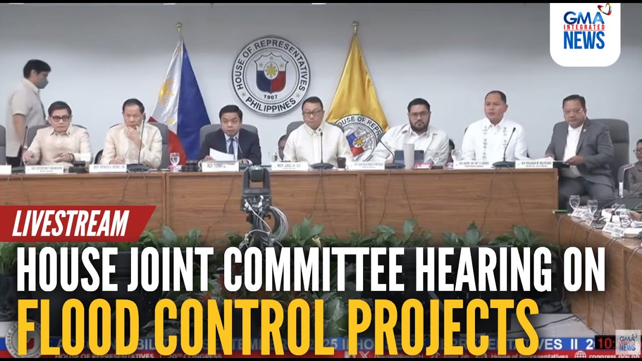LIVE - House joint committee hearing on flood control (Sep.