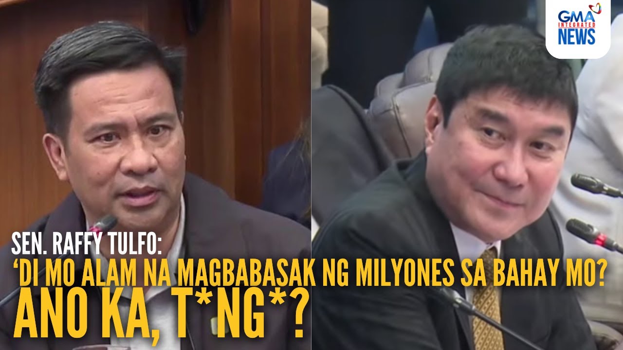 Sen. Raffy Tulfo confronts the alleged 'BGC Boys' bagman |