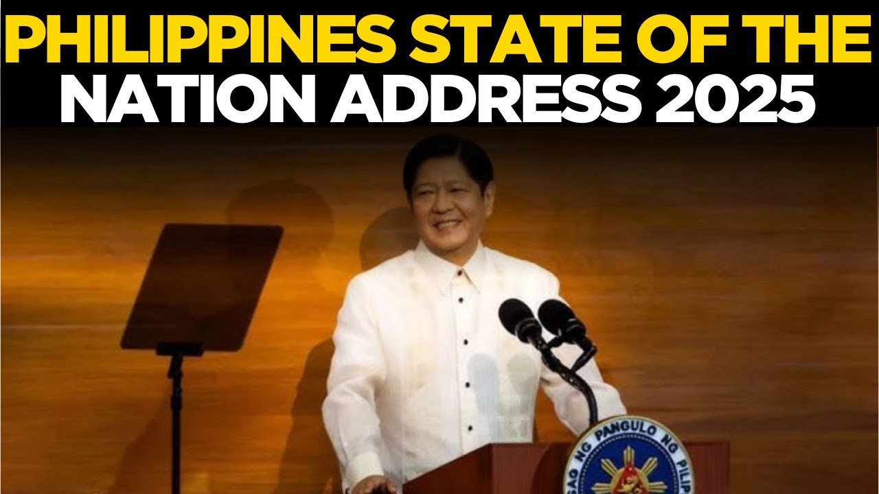 Philippines LIVE: State of the Nation Address 2025 | President