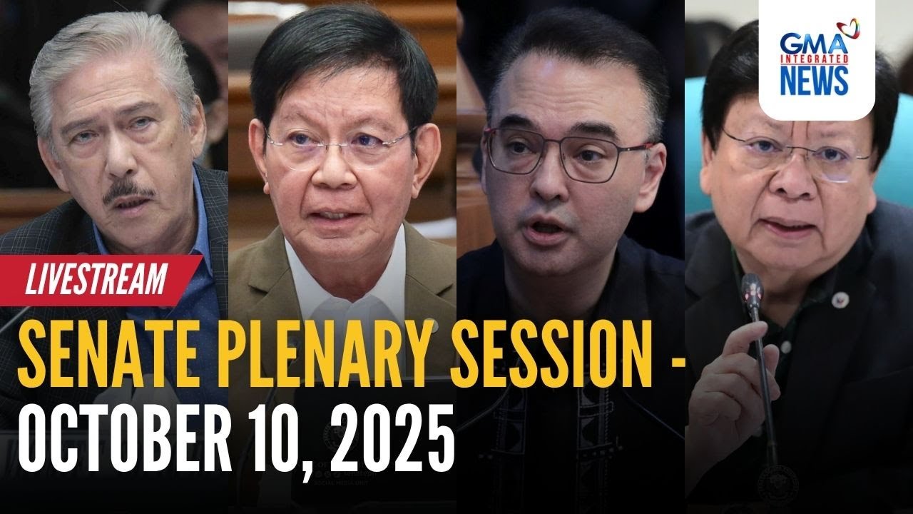 LIVE - Senate plenary session (Oct. 10, 2025) - Replay