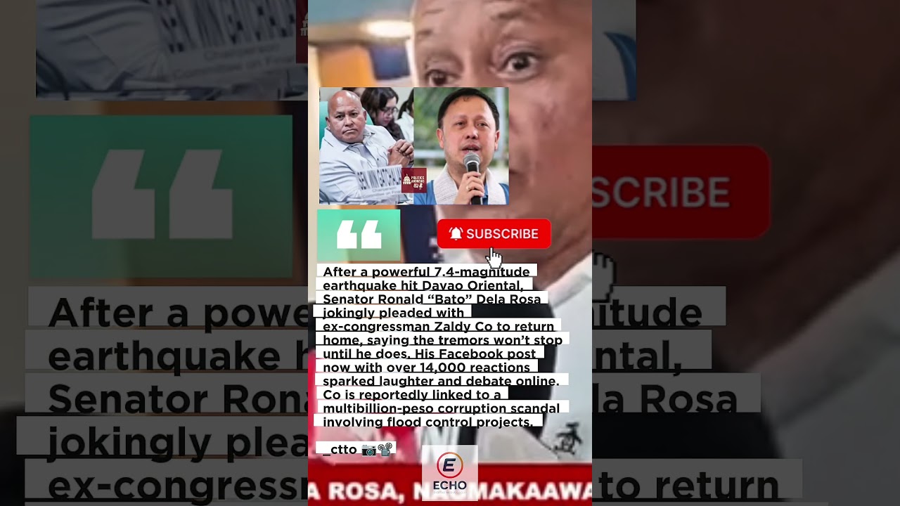 Senator Blames Earthquakes on One Manβs Absence! π³π#BreakingNews #WeirdPolitics #EarthquakeUpdate