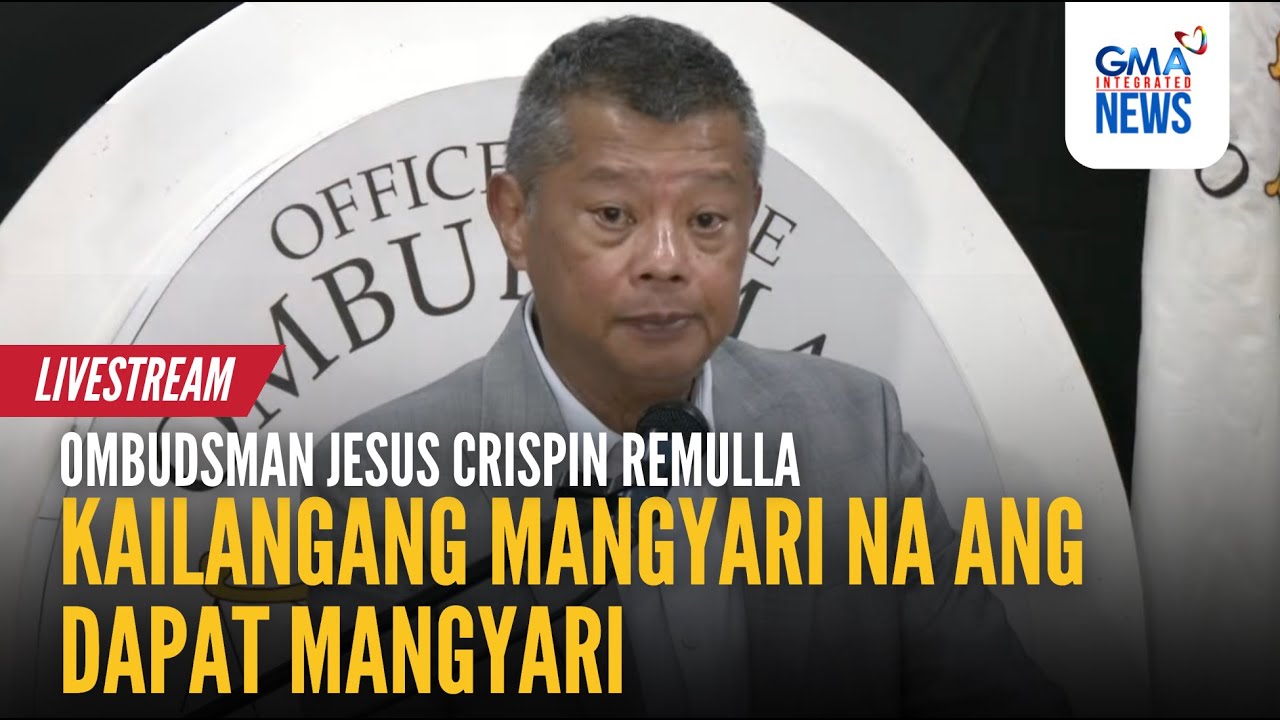 LIVE - Ombudsman Jesus Crispin Remulla press conference (Oct. 14,...