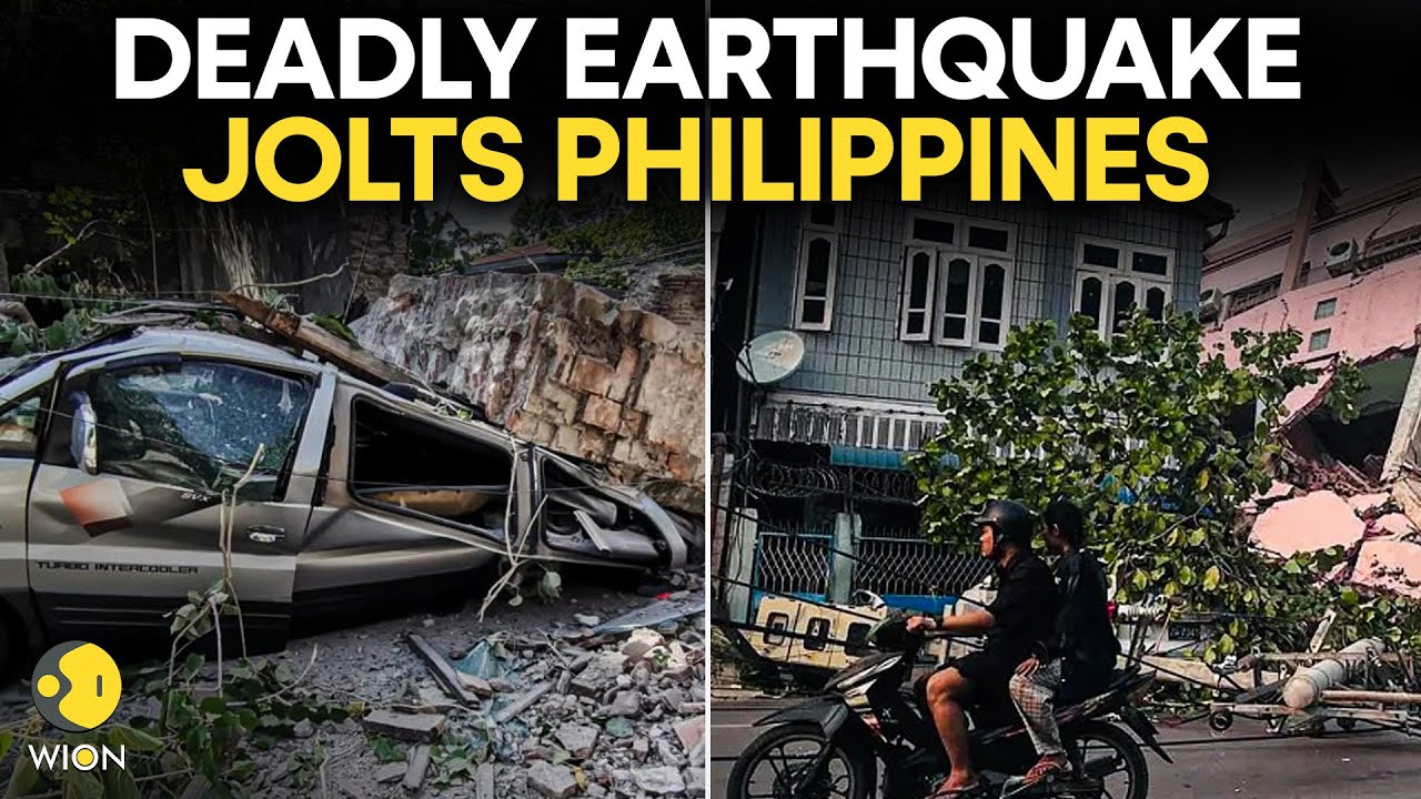 Philippines Earthquake LIVE: Caught on Camera | 6.9M Quake Strikes