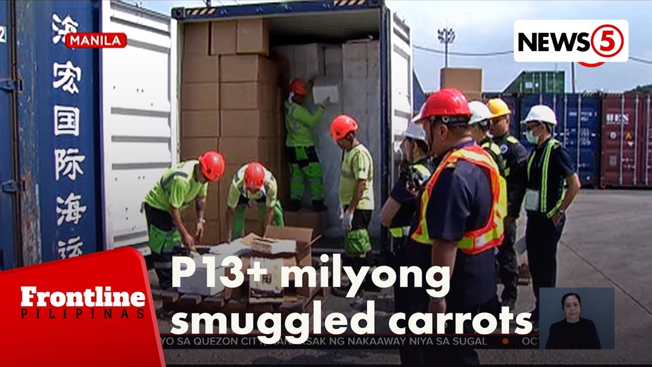 Milyun-milyong pisong halaga ng mga carrots ang nasabat sa Maynila