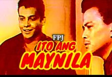 FPJ & JOSEPH ESTRADA sa huling EKSENA sa pelikulang “ITO ANG MAYNILA” noong 1963