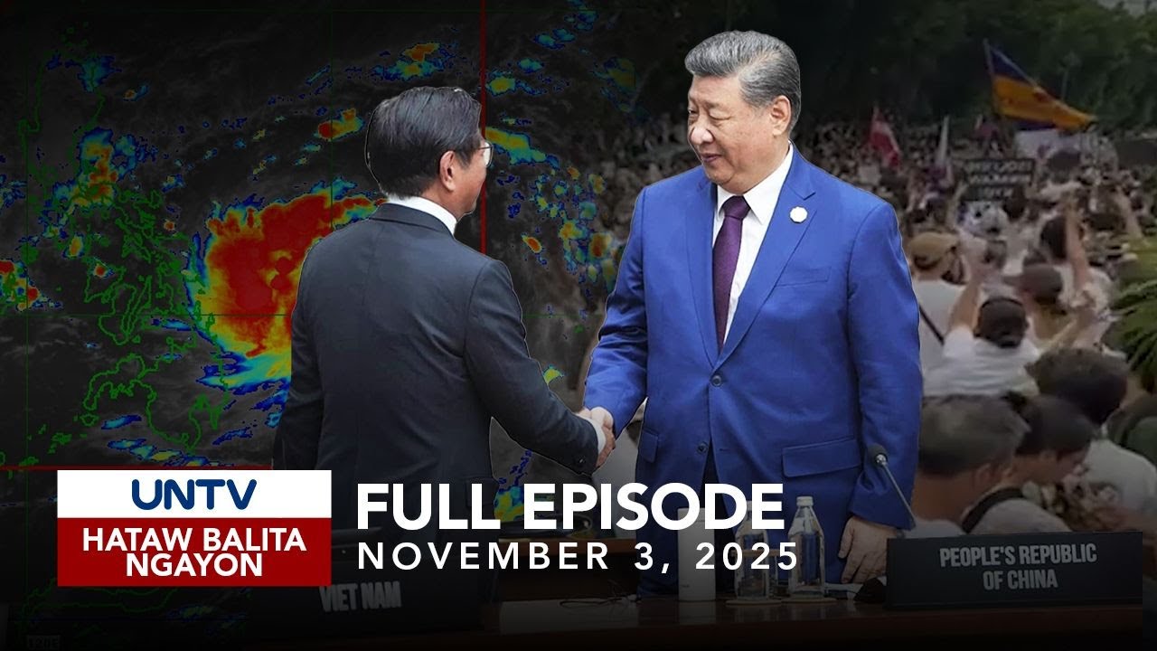 UNTV: Hataw Balita Ngayon | November 3, 2025