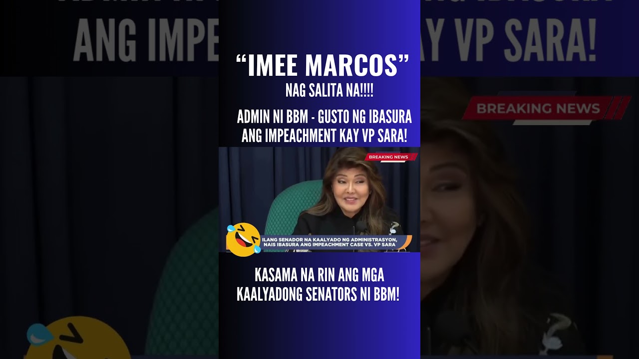 KAMPO NI BBM GUSTO NG IBASURA ANG IMPEACHMENT NI VP