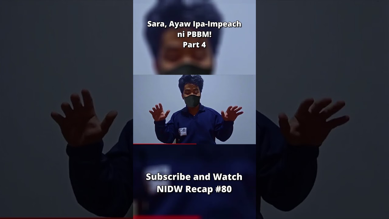 Sara, Ayaw Ipa Impeach ni PBBM! Part 4 #philippines