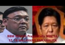 BBM RESIGN Prayer Rally Nov. 16, 17, 18 MALAYANG PANANALITA