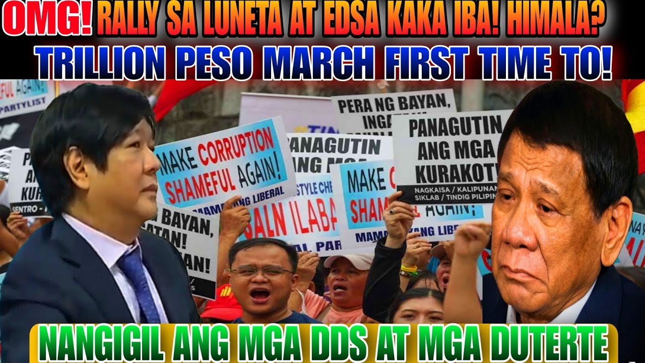 HALA RALLY SA EDSA AT LUNETA KAKA IBA WALANG PBBM