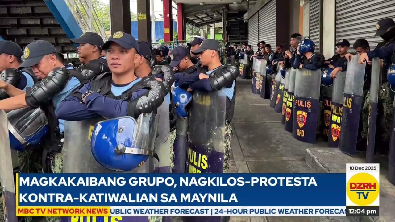 Magkakaibang grupo, nagkilos-protesta kontra katiwalian sa Maynila