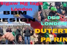 DDS SUPPORTERS ANG SIGAW| BBM RESIGN | A PRAYER FOR TATAY DIGONG| MARBLE ARCH LONDON| MARCH 16, 2025