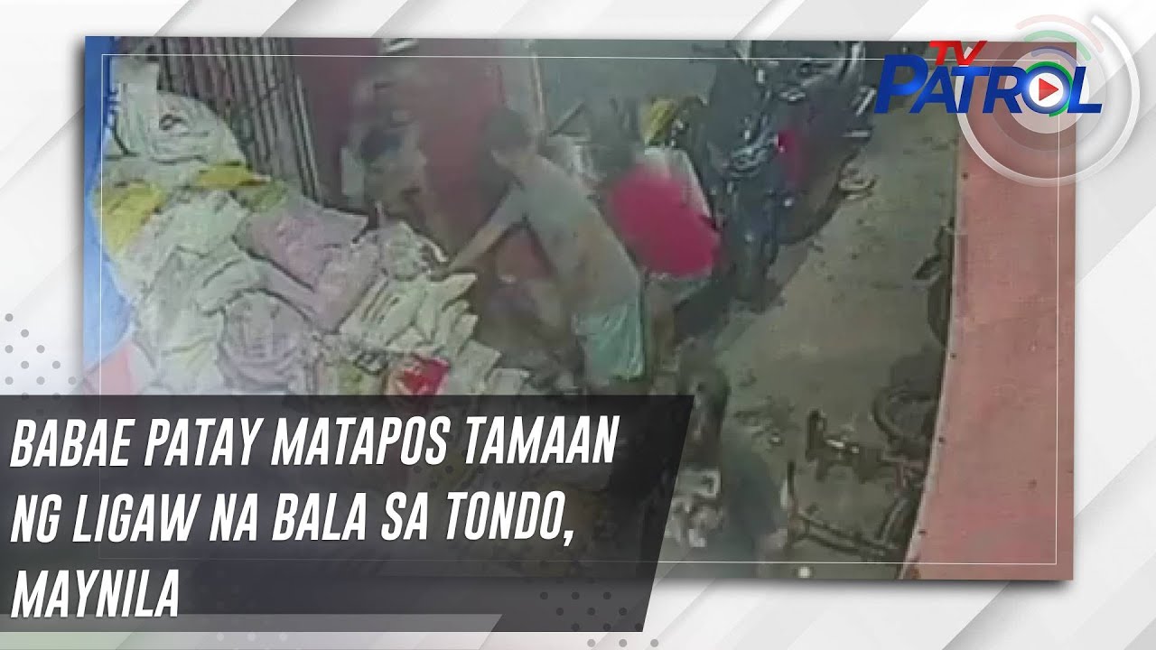 Babae patay matapos tamaan ng ligaw na bala sa Tondo,