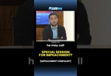 PBBM at kongreso, magpapatawag ng special session para sa #Impeachment ni #VPSaraDuterte