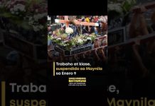 Trabaho at klase, suspendido sa Maynila sa Enero 9