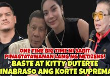 D3SP3RADO? MAGKAPATID NA DU30 INUTUSAN ANG KORTE NA PALAYAIN ANG AMA ASAP! SABIT RALLY LALANGAWIN?