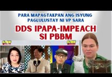 DDS, IPAPA IMPEACH SI PBBM PARA MAPAGTAKPAN ANG ISYUNG PAGLULUSTAY NI VP SARA