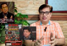 JAN 31 BBM RESIGN RALLY NI MIKE DEFENSOR AT 1 TIME BIG TIME RALLY NI CHAVIT SINGSON DOOMED TO FAIL!