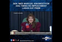 Sen. Imee Marcos, kinuwestiyon ang timing ng impeachment laban kay PBBM