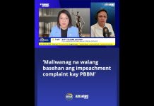 ‘Maliwanag na walang basehan ang impeachment complaint kay PBBM’