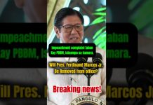 Impeachment Complaint Against PBBM, Filed At The Congress #philippines #impeachment
