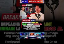 IMPEACHMENT COMPLAINT FILED VS. PBBM #youtubeshorts