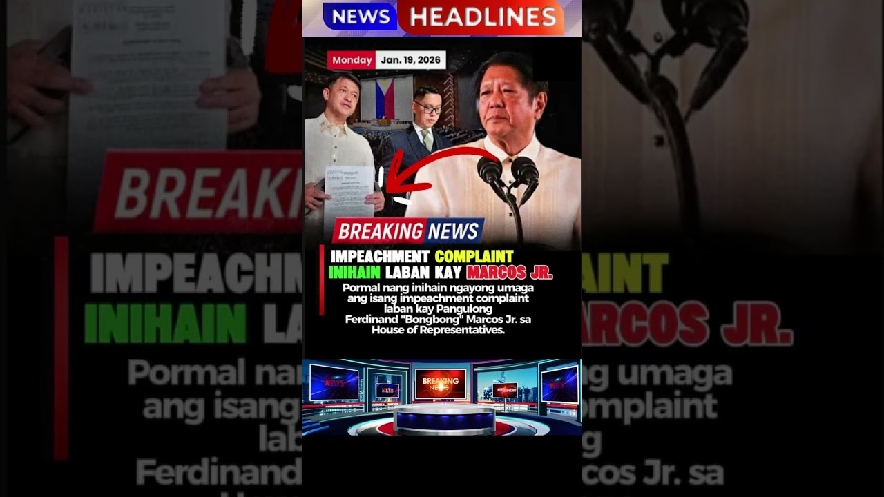 IMPEACHMENT COMPLAINT FILED VS. PBBM #youtubeshorts
