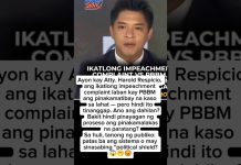 😱Pinakamatibay daw… pero hindi tinanggap! Atty. Harold Respicio, pasabog sa 3rd impeachment vs PBBM!