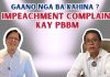 GAANO KAHINA ANG IMPEACHMENT COMPLAINT KAY PBBM?