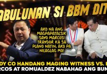 “AKO MAGPAPATALSIK SAYO” ZALDY CO TETESTIGO LABAN KAY MARCOS SA IMPEACHMENT! BBM TAKOT NA