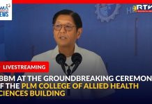 LIVE – PBBM at the groundbreaking ceremony of the PLM College of… – Replay | GMA Integrated News