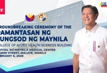 Groundbreaking Ceremony of the PLM College of Allied Health Sciences Building and Visit to the OMMC