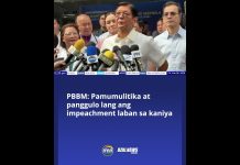 PBBM: Pamumulitika at panggulo lang ang impeachment laban sa kaniya