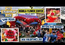 DANGWA FLOWER MARKET SA MAYNILA DINARAYO NA BAGO ANG VALENTINES DAY 2026