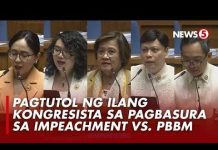 FULL CUT | Pagtutol ng ilang kongresista sa pag-dismiss ng impeachment complaint vs. PBBM