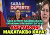 SARA ANG AGA MAGDEKLARA! DDS TUWANG TUWA! KASO MAY PROBLEMA! MAKAKATAKBO NGA BA?