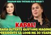 PALDONG PALDO 30 YEARS! SARA DUTERTE GUSTO MAGING PANGULO NG 30 YEARS? INDAY SAPUL KAY MEGASTAR!