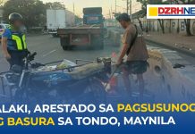 Lalaki, arestado sa pagsusunog ng basura sa Tondo, Maynila