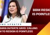 VP SARA DUTERTE: Calling BBM to Resign Is Pointless