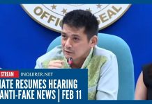 LIVE: Senate resumes hearing on anti-fake news | Feb 11