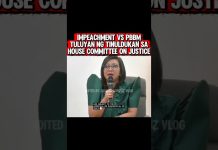 IMPEACHMENT LABAN KAY PBBM, TINULDUKAN NA SA HOUSE COMMITTEE ON JUSTICE