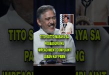 Resulta ng impeachment complaint ky BBM #titosotto #trending #update #fypviral #issue #impeachment