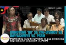 Pagtutol ng ilang kongresista sa pag-dismiss ng #impeachment complaint vs. #PBBM