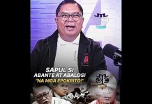 RONNIE ABANTE PINASADAHAN SI ABANTE NA MATANDA SA MAYNILA AT NAG-GAGALING-GALINGAN NA SI ABALOS