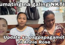 Dumating na sina Annie Rose galing sa pagpapa check up sa Maynila