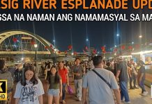 WOW! DAGSA NA NAMAN ANG NAMAMASYAL SA MAYNILA | PASIG RIVER ESPLANADE UPDATE